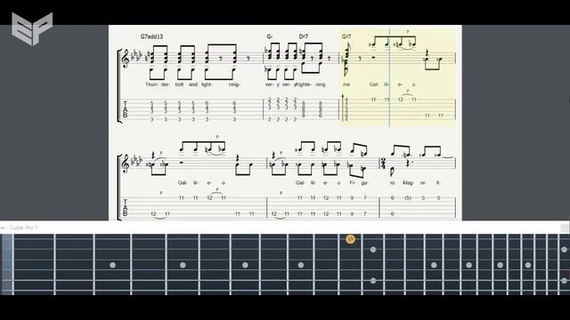Queen - Bohemian Rhapsody | Guitar Tab | Fingerstyle Tutorial | Gitar Tab смотреть онлайн