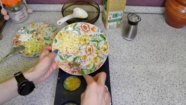 Яичные маффины.  ППЗавтрак!