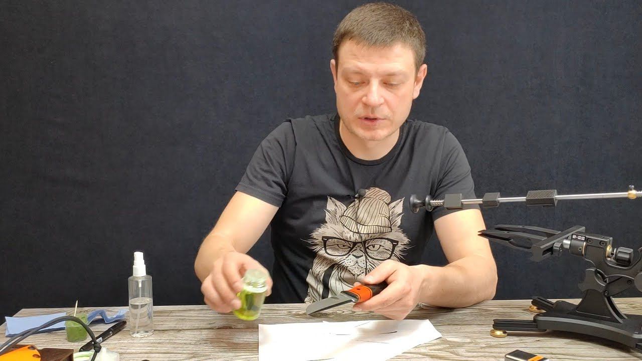 Заточка ножа из стали PGK работа Василия Рубцова. LXP S-22 смотреть онлайн