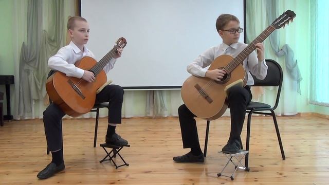 Бразильский танец. Исполняет дуэт гитаристов Торопов Георгий и Чупин Ярослав смотреть онлайн