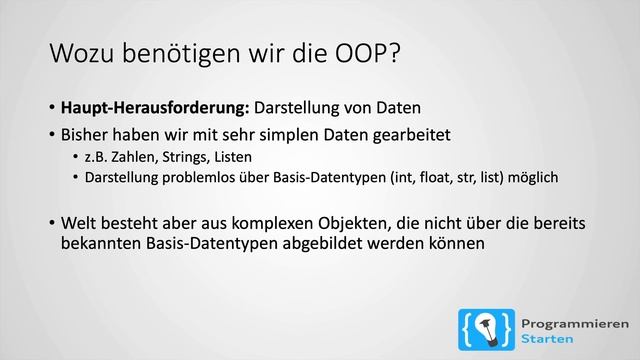 Python Tutorial deutsch [21/24] - Objektorientierung (Konzept) смотреть онлайн