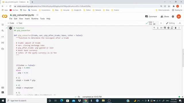 Write Functions in Python: determine pip value | Forex || 04 смотреть онлайн