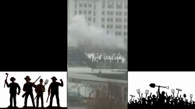 В Алма-Ате штурмуют здание городской администрации Казахстан YouTube смотреть онлайн
