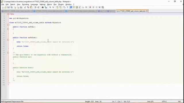 How to use Migrate and GII (YII2) смотреть онлайн