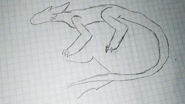 Как нарисовать ночную фурию поэтапно смотреть онлайн