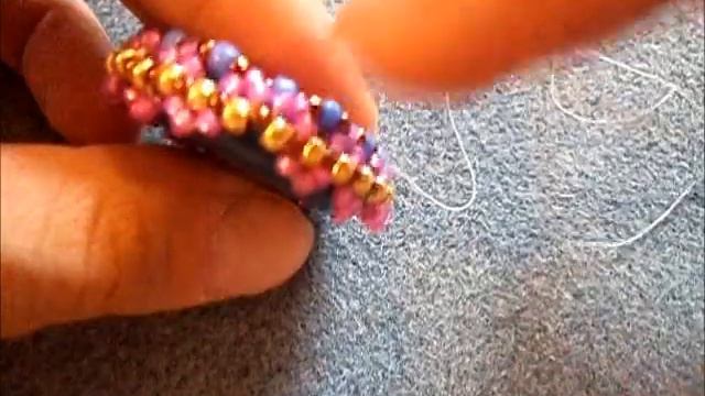 [ Beadwork ] | DIY | Tutorial Naif Cabochon - variante смотреть онлайн