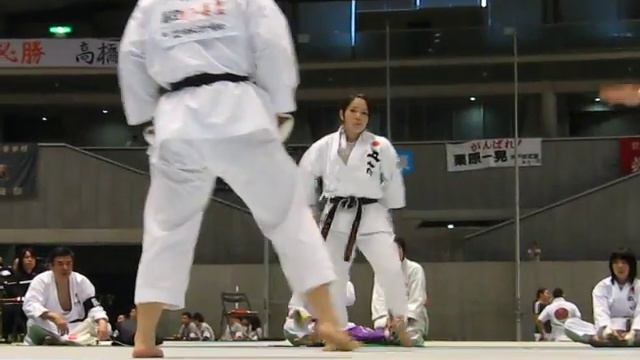 JKA female(highschool) kumite 3rd round part12伊藤優菜選手　三回戦 その2 смотреть онлайн