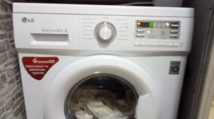 Стиральная машина LG FH0B8ND, как выбрать отдельный режим отжим