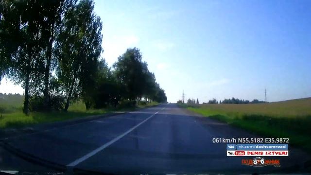 Бородино → Можайск (Бородино, Музей-заповедник Бородинское поле → Можайск, Бородинская ул.)(07/2018 смотреть онлайн