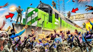 ВЫЖИВАНИЕ НА ПОЕЗДЕ В ЗОМБИ АПОКАЛИПСИС В ГТА 5! КОНЕЦ СВЕТА ОБЗОР МОДА GTA 5 МОДЫ MODS | 2 СЕРИЯ