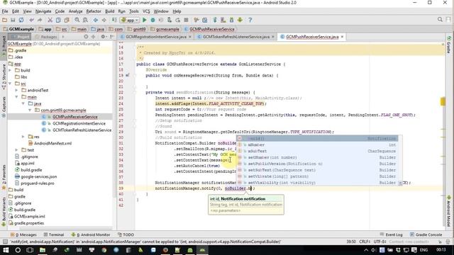 Android tutorial: Push notification using Google Cloud Messaging (GCM) - Part 1 смотреть онлайн