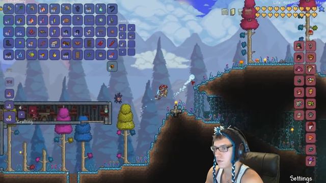 Let's Play Terraria 1.2.4.1 Warrior Class Part 39!: PALADIN HAMMER vs DUKE FISHRON! смотреть онлайн