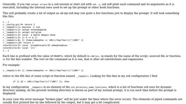 "broken pipe" after every terminal command смотреть онлайн