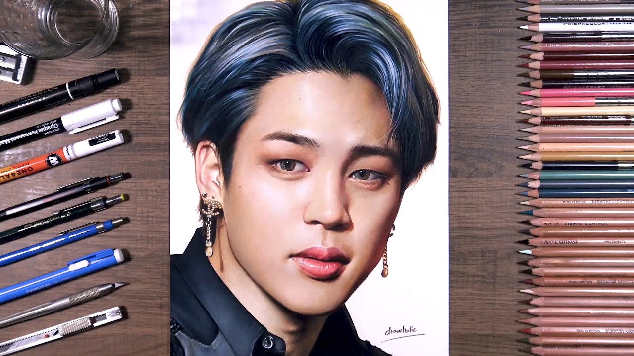 Drawing BTS Jimin   Drawholic