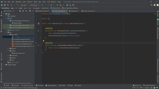 Membuat Icon Menu dan Back di Action Bar Android Studio смотреть онлайн