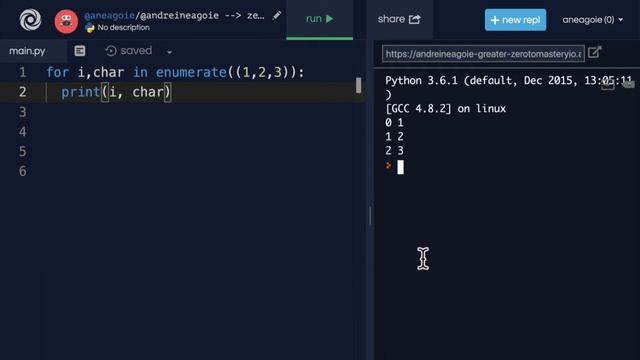 [Language skills Python] enumerate [Tutorial] смотреть онлайн