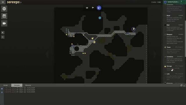 #7 Screeps - Выход в Online. Вторые сутки!