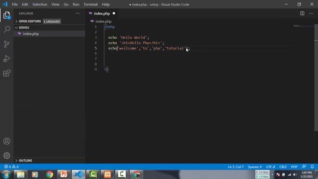 PHP Bangla Tutorial [#09] PHP echo and print Statements смотреть онлайн
