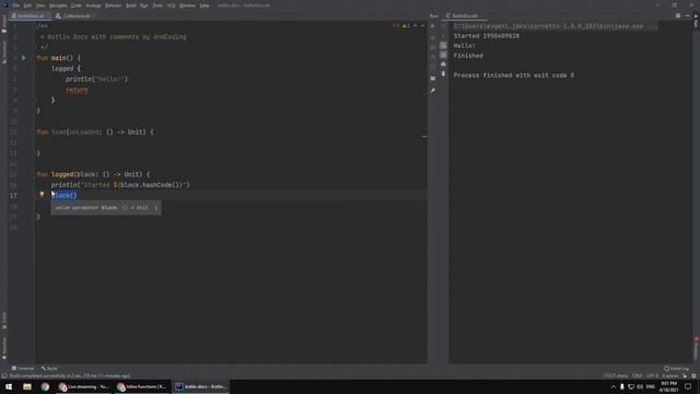 Kotlin с нуля #15 - Lambdas (part 2), Inline functions (kotlin docs "live" с комментариями) смотреть онлайн