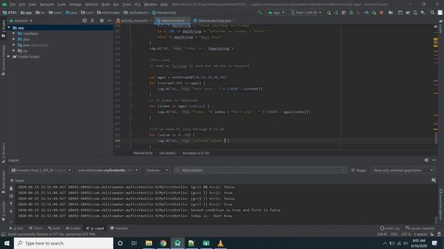 For Loop | Java to Kotlin | Basics смотреть онлайн