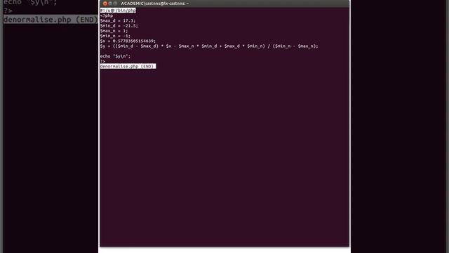 Range Normalisation/Scaling 4/4: PHP Script for De-Normalisation смотреть онлайн