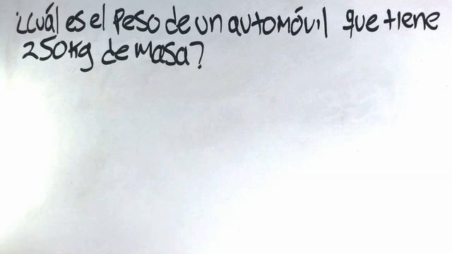 ? Calcular el PESO ? | FÍSICA | смотреть онлайн