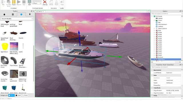 roblox realistic water physics смотреть онлайн