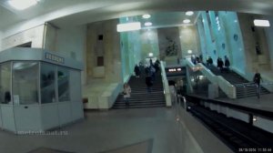 Станция «Партизанская», конечная и выход в город // 28.10.2016
