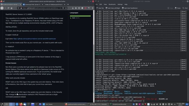 How To Install RealVNC Server on Opensuse Tumbleweed AARCH64 bit edition for Raspberry Pi 4 2021 смотреть онлайн