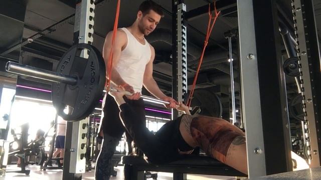 Синглы2я.Д1.2.жим лёжа с обратной резиной 60кг (28.03.2021) смотреть онлайн