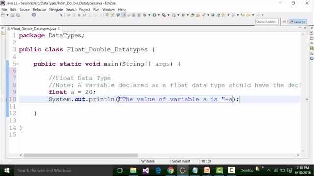 Float And Double Data type In Java | Java Data types | Java Tutorial For Beginners | H2K Infosys смотреть онлайн