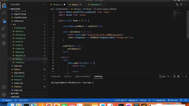 #25 React JS Tutorial with Laravel | Show Categories Menu on React App | Show List of Categories смотреть онлайн