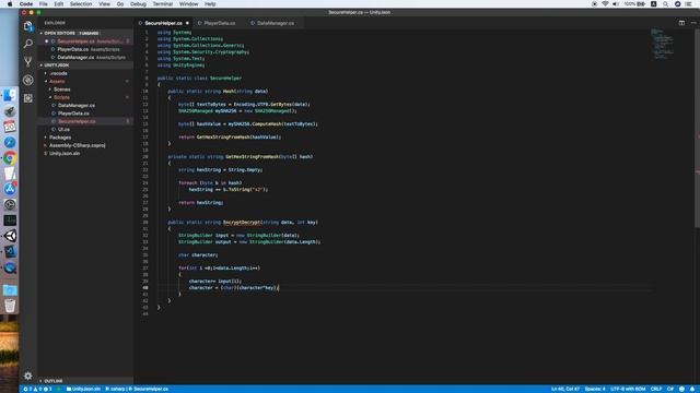 Unity Game Data Protection Tutorial (XOR) смотреть онлайн
