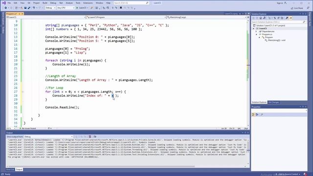 C# Tutorial - 13 - Array Operations смотреть онлайн