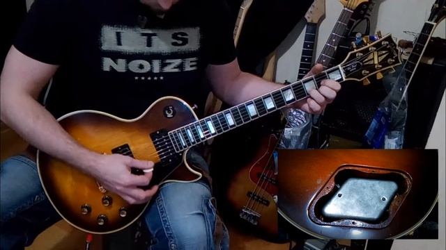 Экранировка гитары Gibson (фабричная) смотреть онлайн