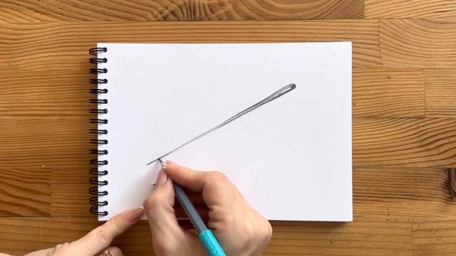 Как нарисовать иголку карандашом | Рисунок для начинающих поэтапно смотреть онлайн