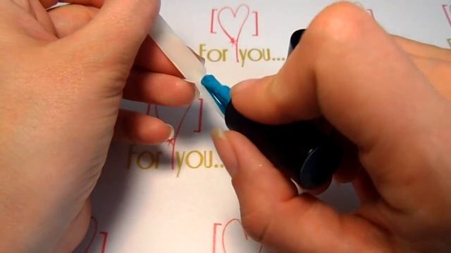 Гель лак Сине Голубой, эмаль FOR YOU № 579 смотреть онлайн