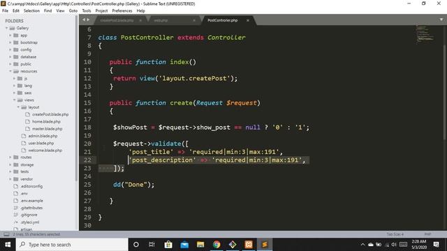Laravel 7 Ep-35 (Form Validation in Urdu/Hindi) смотреть онлайн