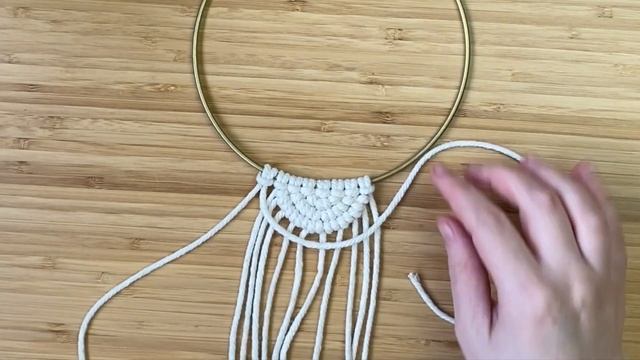 DIY Macrame Mandala | flower semi-circle pattern | boho wall decor | diy macrame mirror frame ? смотреть онлайн