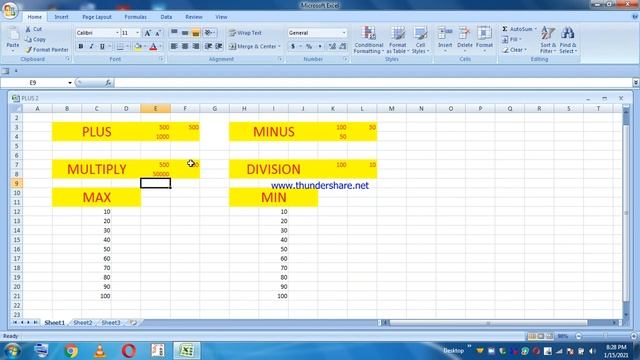 2 minute main sikhe excel main plus minus multiply division nikalna смотреть онлайн