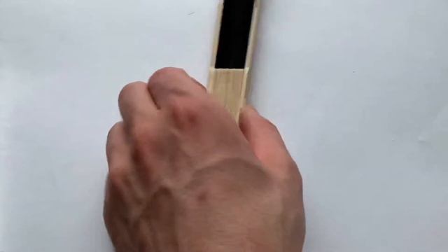 Веер Чёрный натуральный тканевый деревянный смотреть онлайн