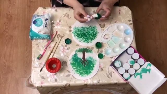 Воспитатель Корнеева Т.В. Группа 2. Мастер-класс: Рисуем подручными средствами. "Волшебное дерево" смотреть онлайн