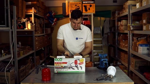 Набор пневмоинструмента для дачи и гаража ECO Air Tool Kit SGK-5 смотреть онлайн