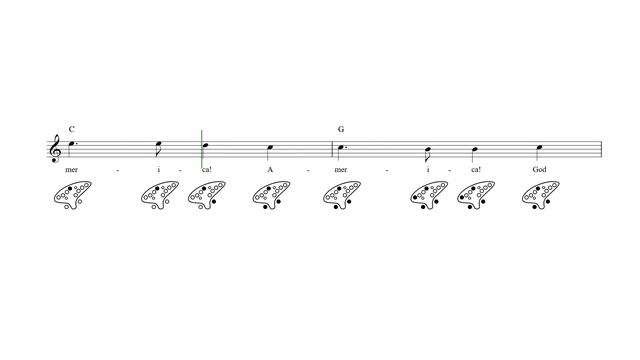 America, the Beautiful 12 Hole Ocarina Tab смотреть онлайн