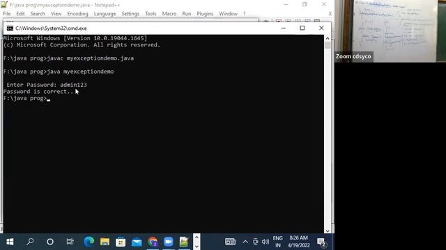 JPR L-48: Creating own Exception , Chained Exception смотреть онлайн