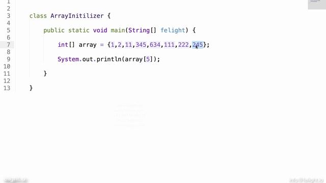 [Java Basics] Creating an Array using Array Initializer in Java смотреть онлайн
