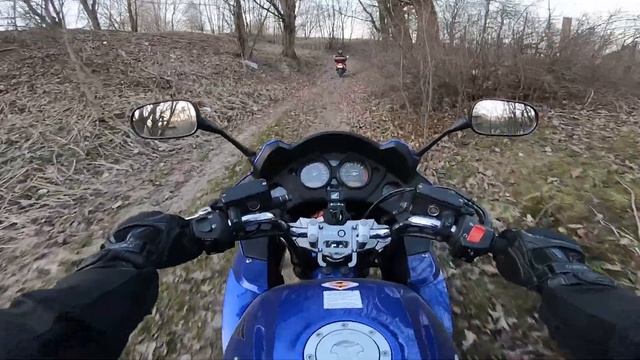 Оффроуд на Honda CBF 1000 и падение катума смотреть онлайн