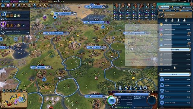 13-City Mayan Hex Empire!│Deity│Apocalypse Mode│Civilization VI: New Frontier│Ep 4/8 смотреть онлайн