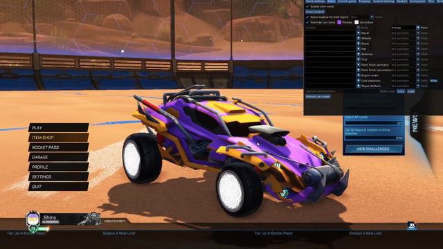 ALL PAINTED OUTLAW GXT CAR! (Rocket League Season 4 Update) смотреть онлайн