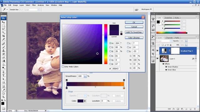 Photoshop Tutorial - Episode 22 - Vintage Photo Effect смотреть онлайн